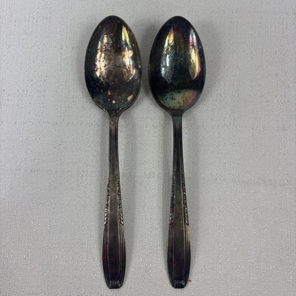 Vintage‎ Harmony House SERENADE Soup Dinner Spoons Set Of 2